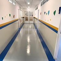 Aplicação de Epóxi em Escola