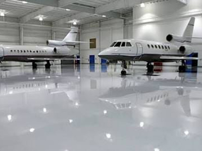 Piso Epoxi para Aviação E Hangar da Qualy Pisos